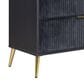 New Heritage Design Kailani 3-Piece Queen Bedroom Set in Black and Gold, , large