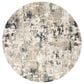 Jaipur Cirque Lynne 7"10" Round White Sand Area Rug, , large