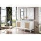 James Martin Vanities Addison 60" Double Bathroom Vanity in Glossy White with 3 cm Ethereal Noctis Quartz Top and Rectangular Sinks, , large