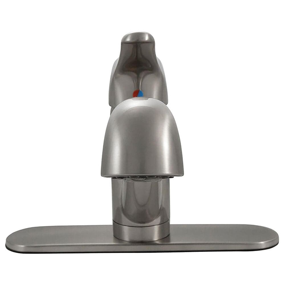 MS International Pull-Out Sprayer Kitchen Faucet in Brushed Nickel, , large
