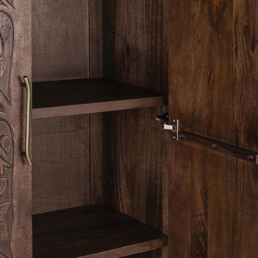 Classic Home Albero Tall Cabinet in Kona Brown, , large