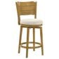 Armen Living Winsley Swivel Counter Height Stool in Putty Brown, , large
