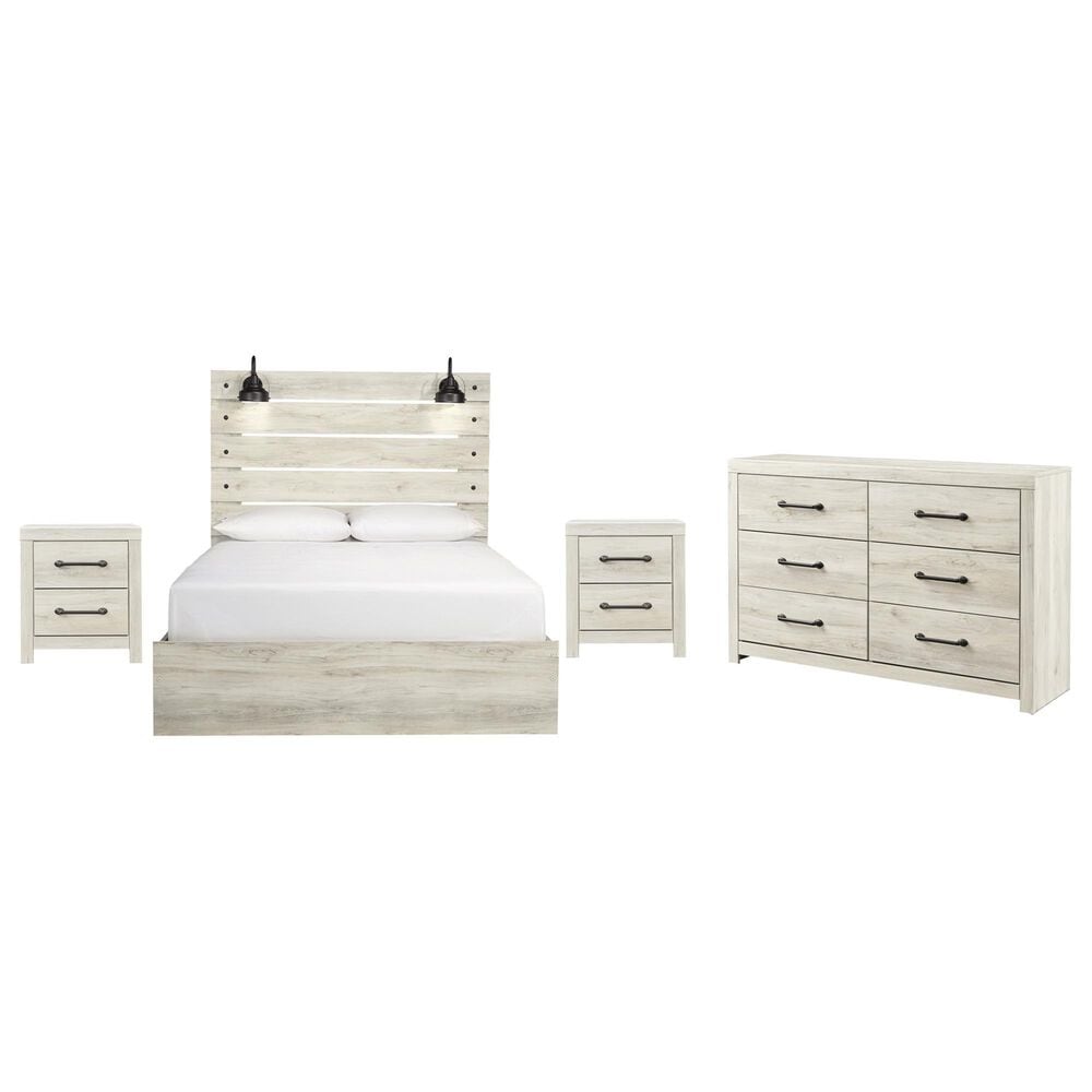 Ashley Cambeck 4-Piece Queen Bedroom Set in Whitewash, , large
