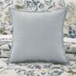 J. Queen New York Evergreen 16" Square Quilted Throw Pillow in Blue, , large
