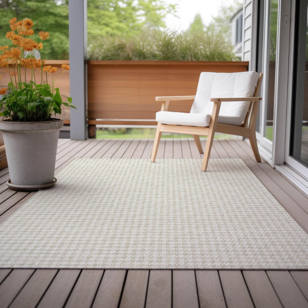 Dalyn Rug Company Hinton 8&#39; x 10&#39; Linen Indoor/Outdoor Area Rug, , large