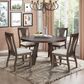 New Heritage Design Chestnut Ridge Round Dining Table in Brown - Table Only, , large