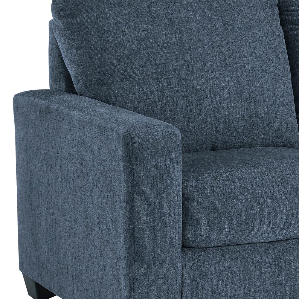 Ashley Rannis Stationary Queen Sofa Sleeper in Navy, , large