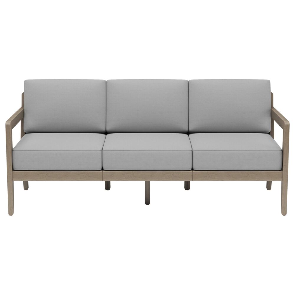 Homestyles Sustain 4-Piece Patio Conversation Set with Coffee Table in Stain Brown, , large