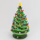 The Gerson Company Lighted Musical Ceramic Christmas Tree in Green, , large