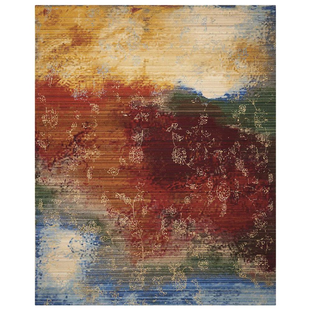 Nourison Rhapsody RHO16 8"6" x 11"6" Autumn Area Rug, , large