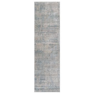 Surya Brunswick 2"7" x 7"3" Dusty Sage, Taupe, Light Gray, White, Pale Blue, Olive and Teal Runner, , large