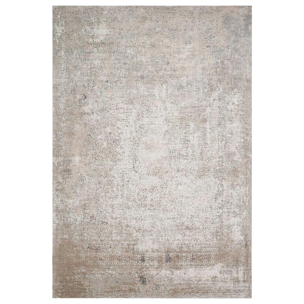 Loloi Sienne SIE-01 9"2" x 12" Ivory and Pebble Area Rug, , large