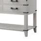 Lexora Home Norwalk 60" Double Bathroom Vanity in White Oak with White Cultured Marble Top and Rectangle Sink, , large
