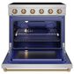 Thor Kitchen Gordon Ramsay 6 Cu. Ft. Professional Freestanding Electric Range with Bronze Handle Kit in Stainless Steel, , large