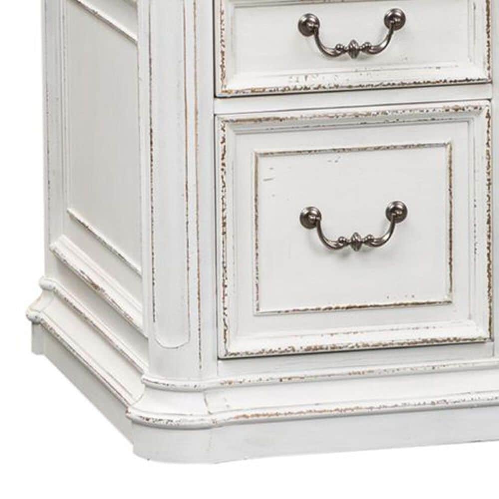 Belle Furnishings Junior Executive Desk in Antique White and Bark, , large