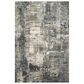 Loloi Cascade CAS-03 3"7" x 5"7" Ivory and Charcoal Area Rug, , large