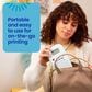 Brother Personal Handheld Label Maker in White and Blue, , large