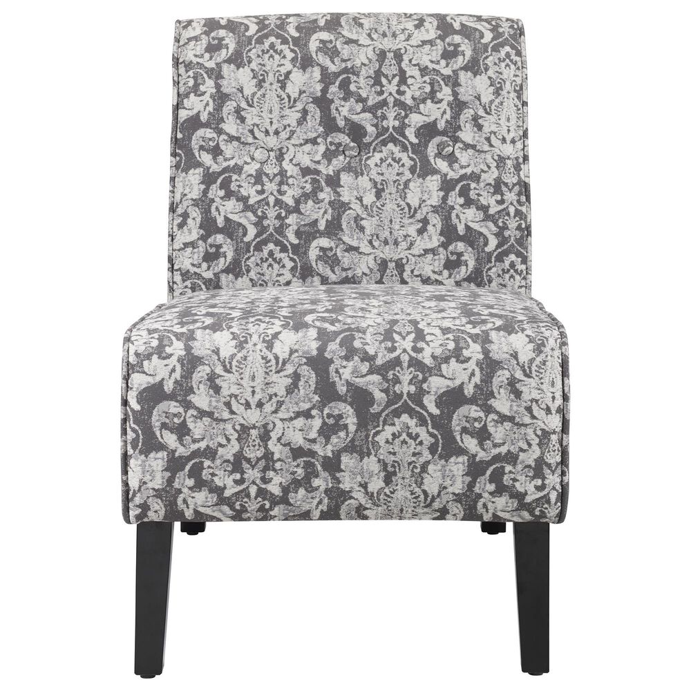 Linon Home Decor Coco Accent Chair in Gray, , large