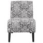 Linon Home Decor Coco Accent Chair in Gray, , large