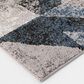 Central Oriental Structures Torrent Neola 5" x 7"6" Cloud and Metal Area Rug, , large