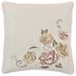 J. Queen New York Chablis 16" Square Throw Pillow in Rose, Gold, Taupe and Green, , large