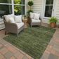 Dalyn Rug Company Soft Essentials Solid Olive 10" x 14" Indoor/Outdoor Area Rug, , large