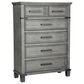Ashley Russelyn 5-Piece King Storage Bedroom Set in Gray, , large