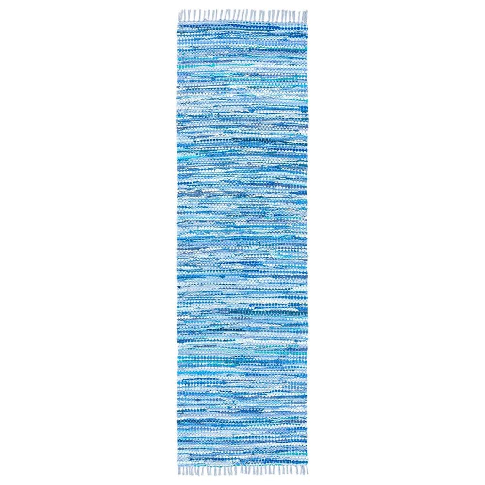 Safavieh Montauk 2"3" x 8" Blue Runner, , large