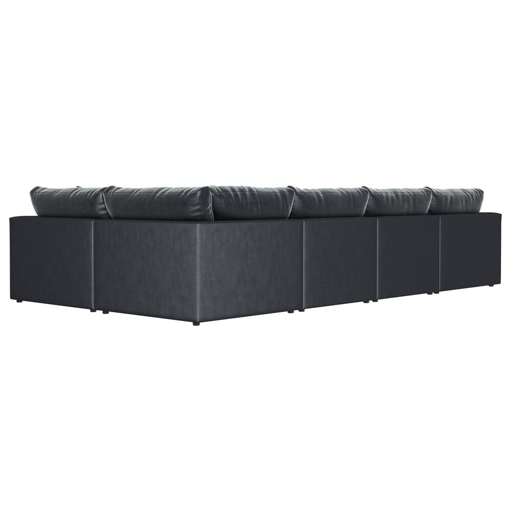 Hartsfield Remington 5-Piece Stationary Right Facing Chaise Sectional in Slate, , large