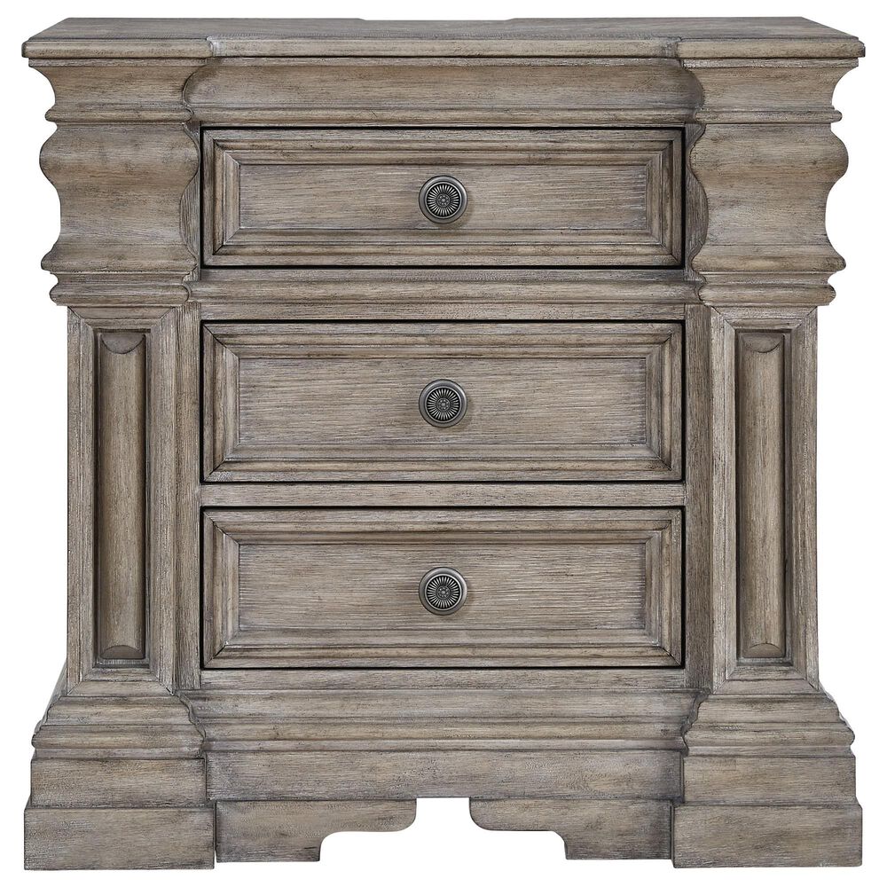 Millenium Blairhurst 3-Drawer Nightstand in Light Grayish Brown, , large