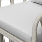 Hawthorne Furniture Alexa Outdoor Chair with Pillow in White, , large