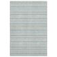 Dalyn Rug Company Soft Essentials Striped Sky 9" x 12" Indoor/Outdoor Area Rug, , large