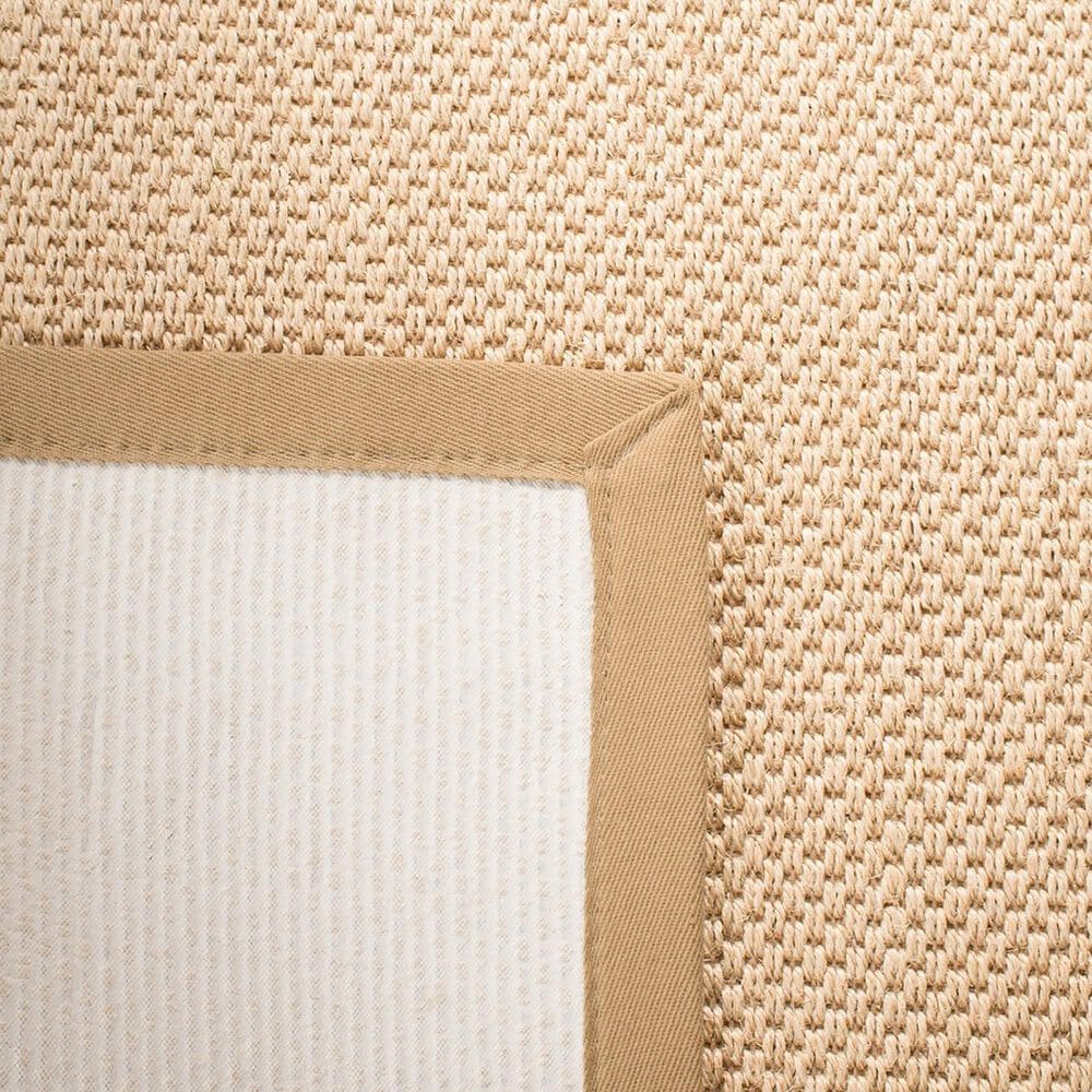 Safavieh Natural Fiber NF141B 10&#39; Square Maize and Linen Area Rug, , large