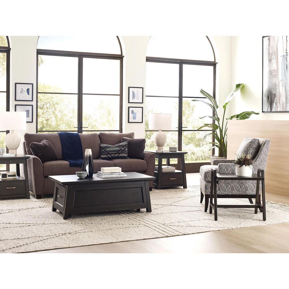 American Drew Bessemer Storage Coffee Table in Black, , large