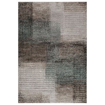 Central Oriental Structures Torrent Georgia Rain 7"10" x 9"10" Multicolor and Glass Area Rug, , large