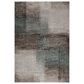 Central Oriental Structures Torrent Georgia Rain 7"10" x 9"10" Multicolor and Glass Area Rug, , large