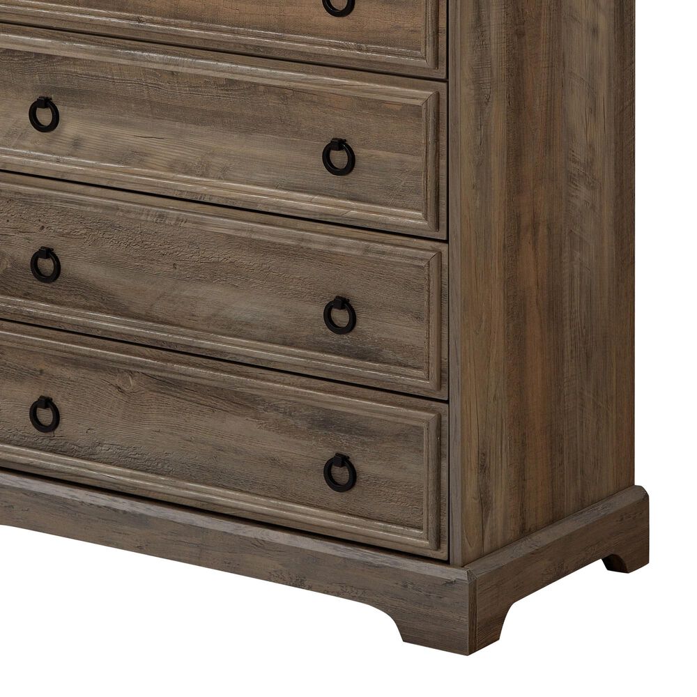 Hearth and Haven 6-Drawer Dresser in Gray Wash, , large