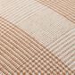 Loloi Auggie 22" Square Throw Pillow in Orange and White, , large