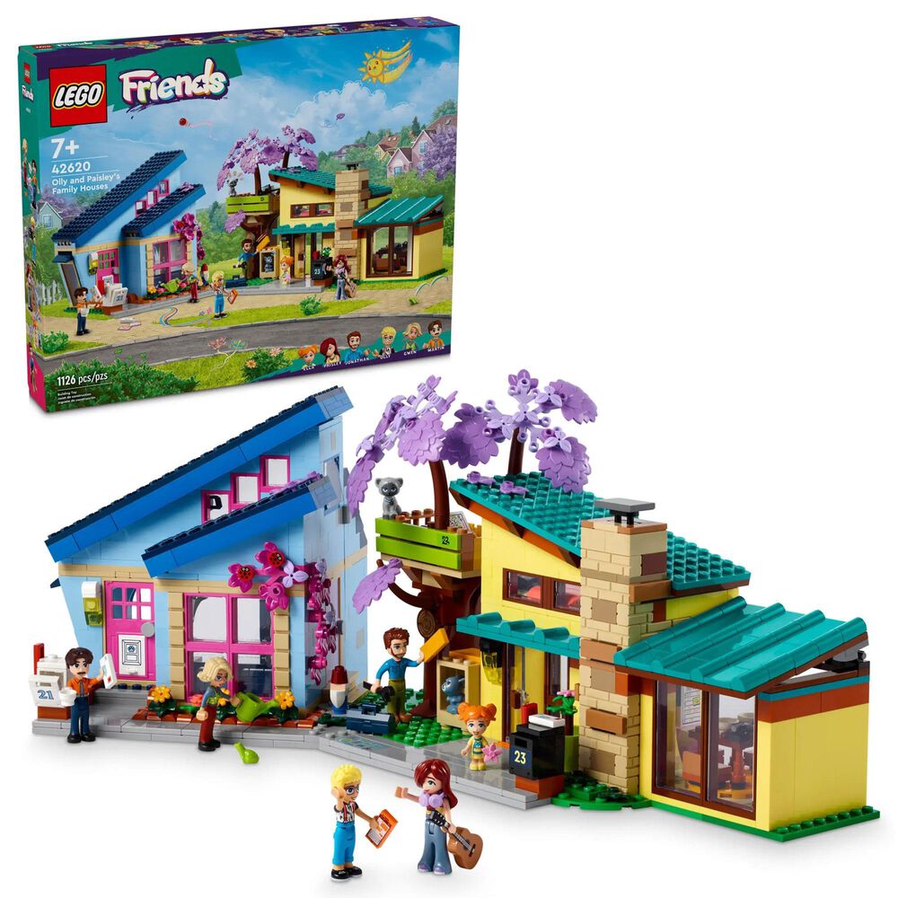 LEGO Friends Olly and Paisley's Family Houses Shop NFM