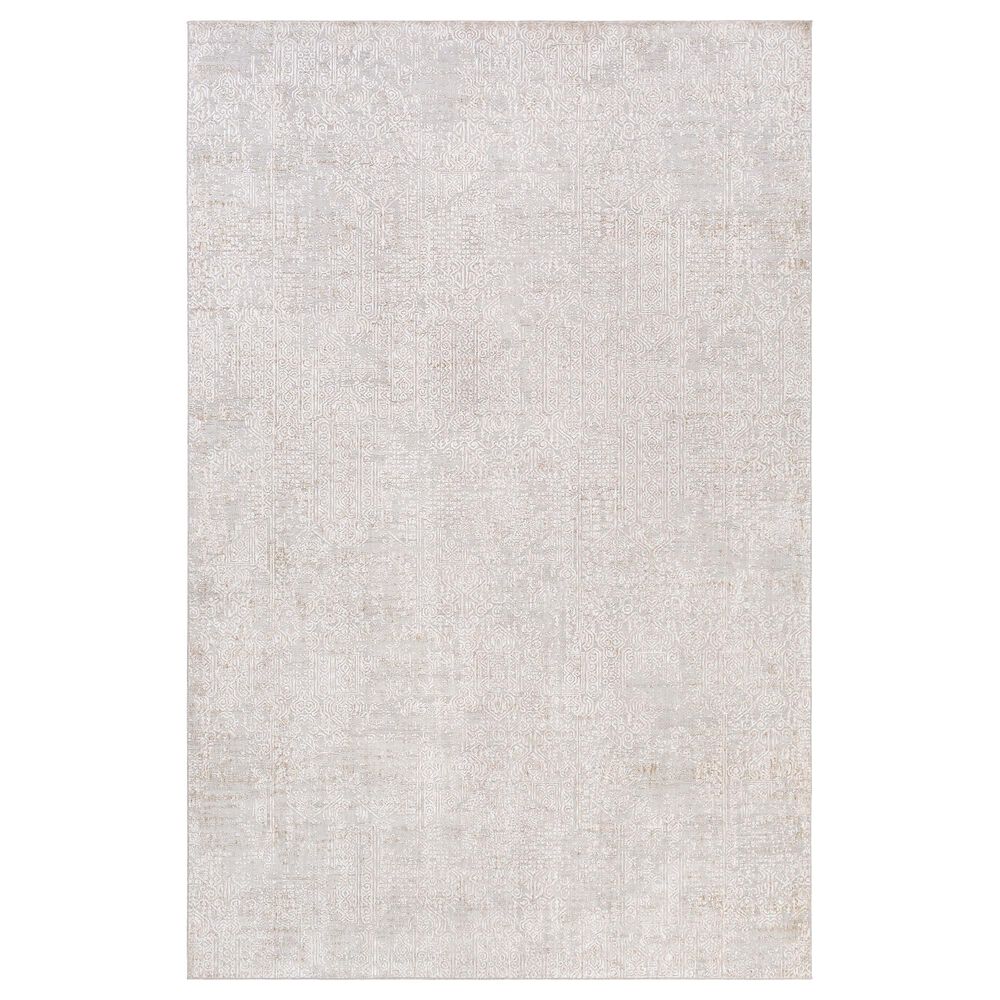 Surya Carmel 2" x 3" Gray, White, Taupe and Ivory Area Rug, , large
