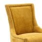 Hearth and Haven Upholstered Side Chair with Bronze Nail Head in Golden Yellow (Set of 2), , large