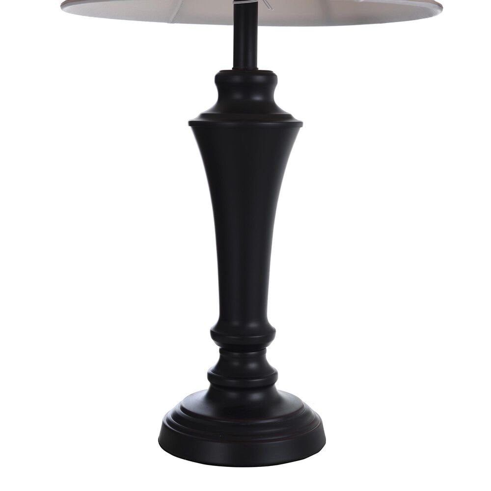 Stylecraft Lamps 3-Piece Lamp Set in Aged Bronze Steel, , large