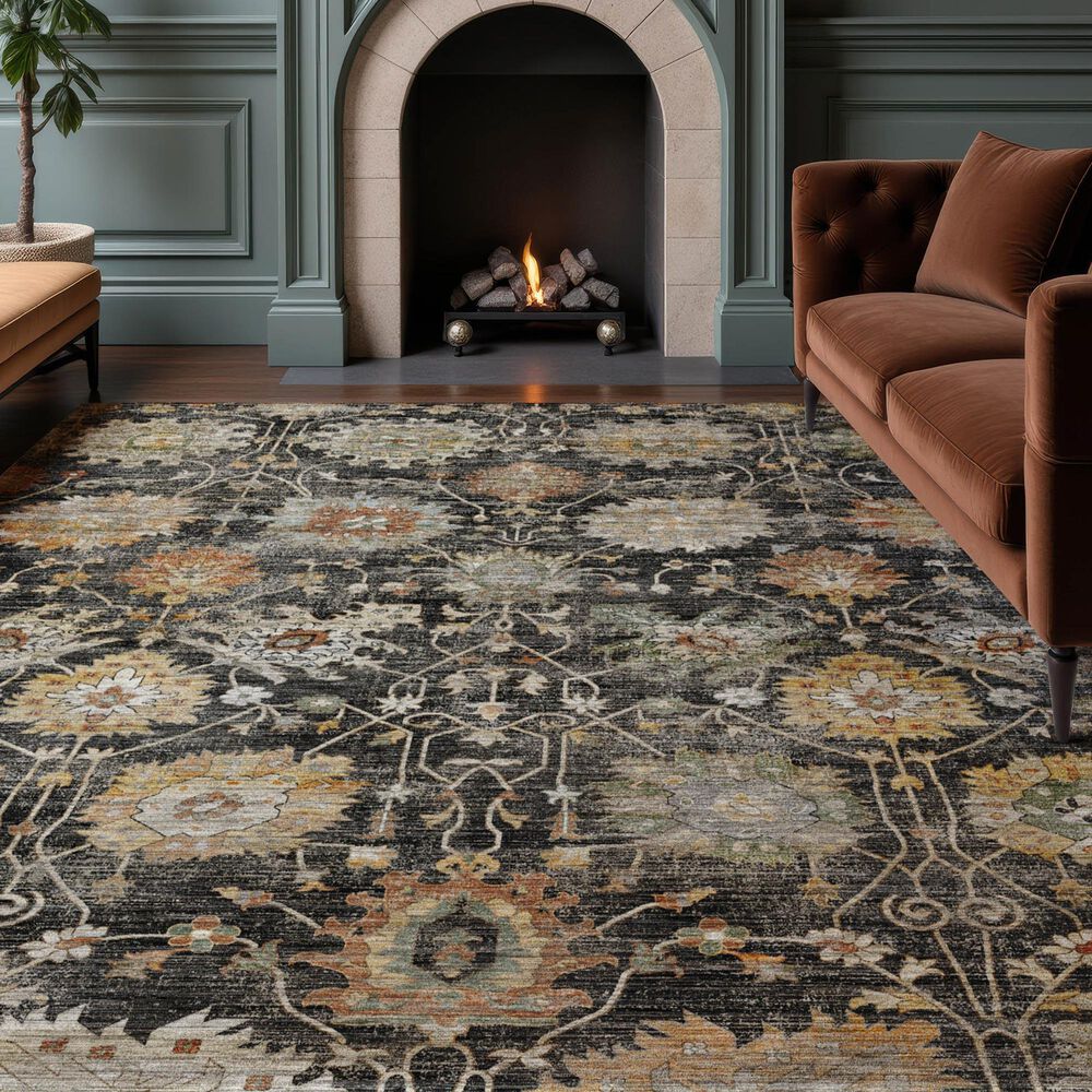 Dalyn Rug Company Aristo AR6 Black 6'6" x 9'6" Area Rug, , large