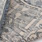 Central Oriental Melbourne Davante 5" x 7" Lagoon and Vanilla Area Rug, , large