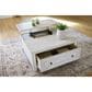 Ashley Robbinsdale Lift-Top Coffee Table in Antique White, , large