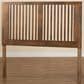 Baxton Studio Harena Full Slat Headboard in Ash Walnut, , large