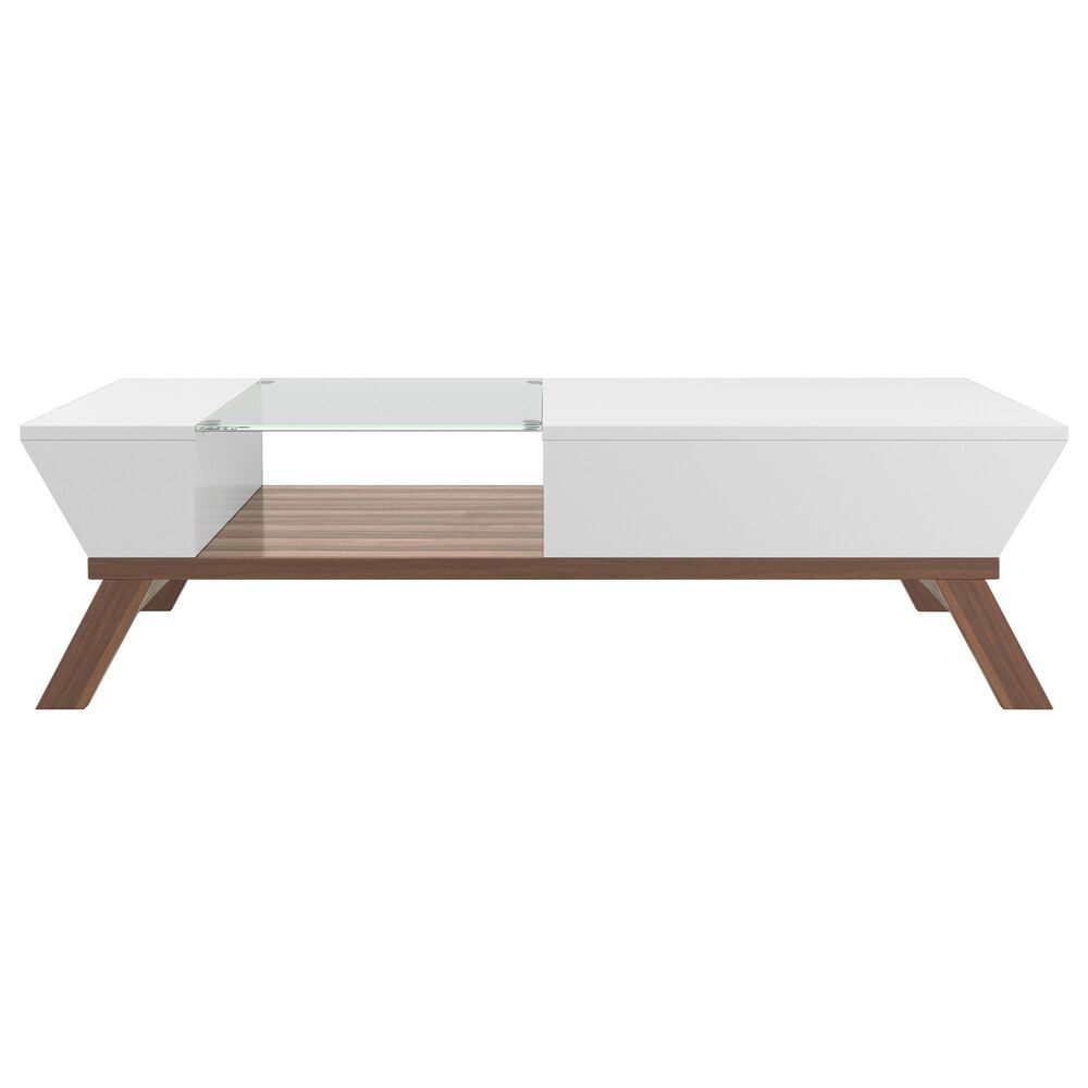 Furniture of America Parrish Coffee Table in White, , large