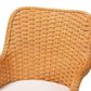 Baxton Studio Celsie Arm Chair in Light Honey, , large