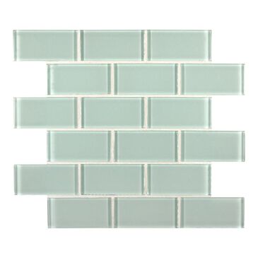 MS International Arctic Ice 12" x 12" Crystallize Glass Mosaic Sheet, , large