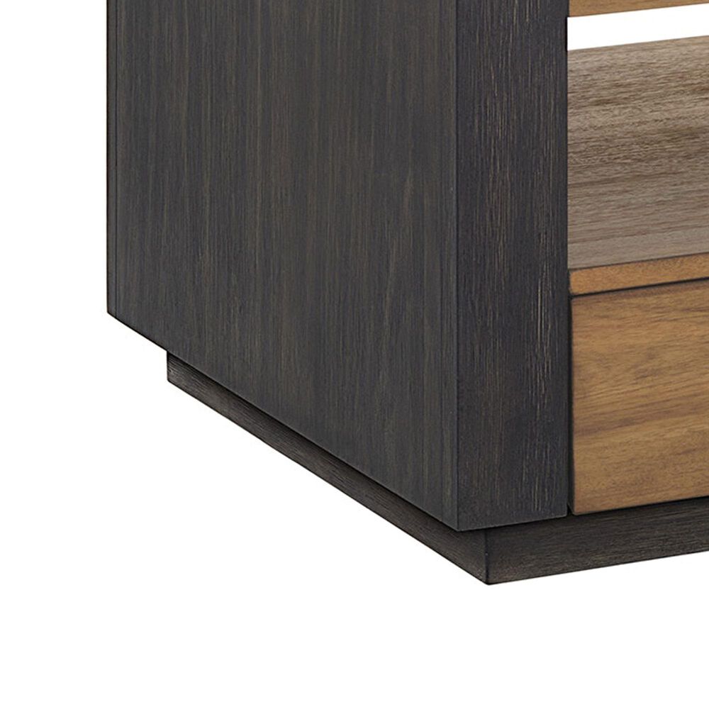 Mayberry Hill Breckenridge 2-Drawer Coffee Table in Light Oak and Black, , large